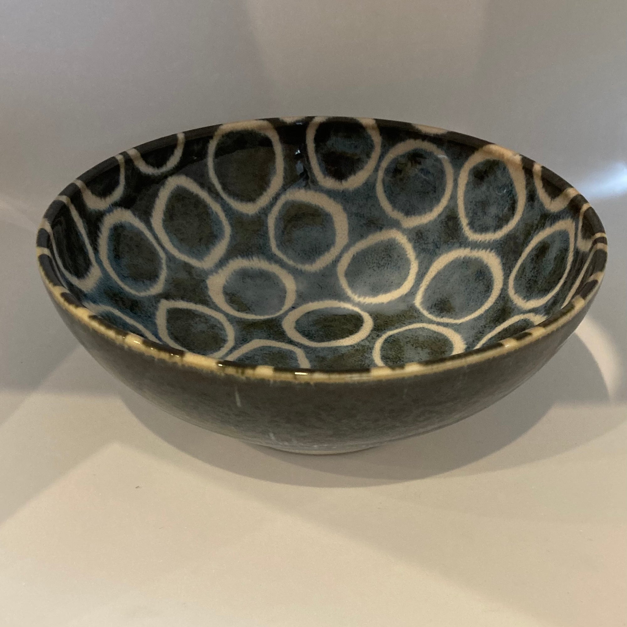 acob Little-Dulwich Hill-Momo Bowl-Japanese-Blue and Green Glaze