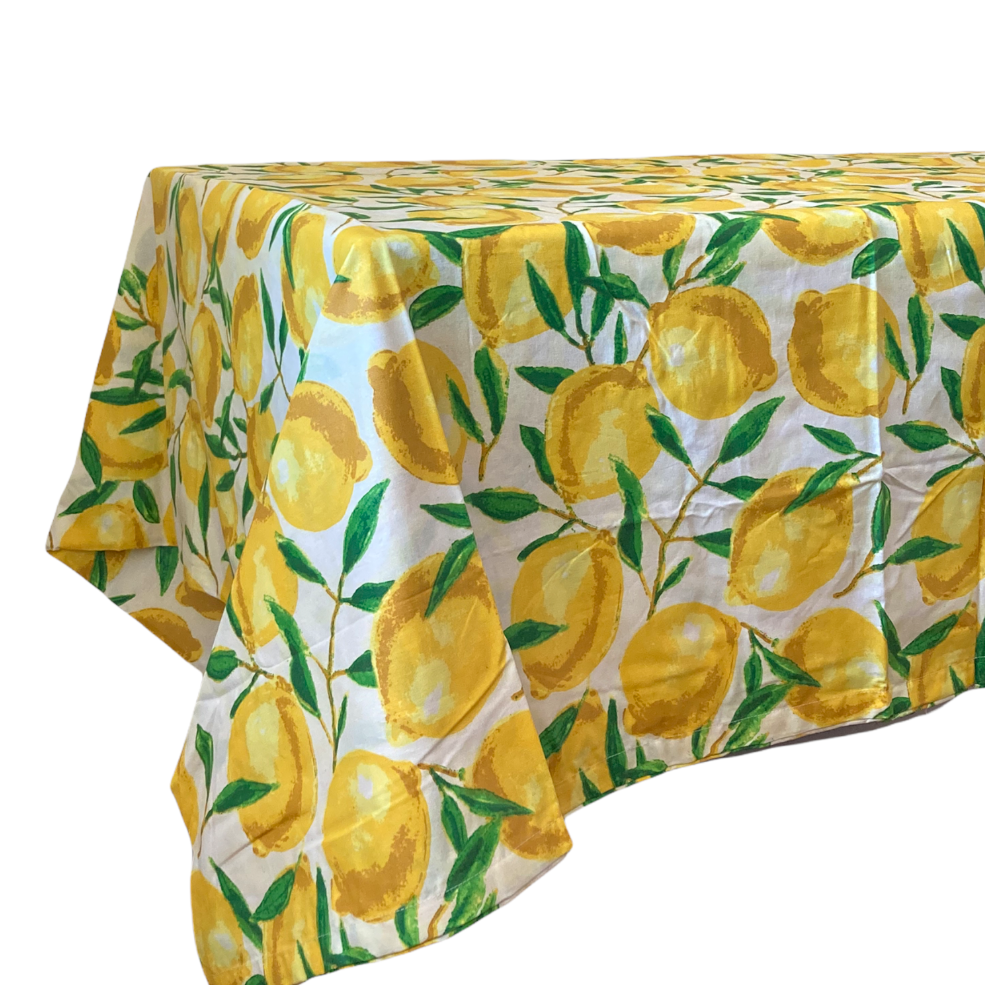 Jacob Little-Dulwich Hill-Mediterranean Lemons-Tablecloth-Acrylic Coated