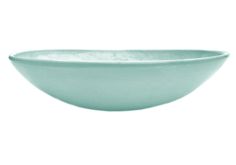 Jacob Little-Dulwich Hill-Batch Oval Sharing Bowl-Ghost Gum-Handmade Ceramics