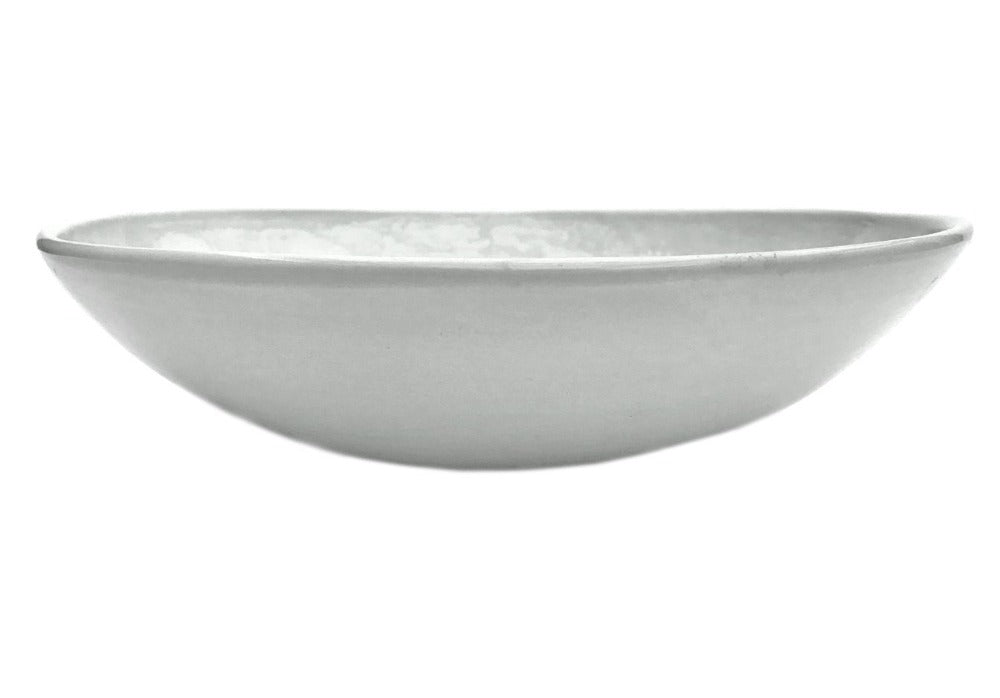 Jacob Little-DulwicOval Sharing Bowl-Silver Grey-Handmade Ceramics