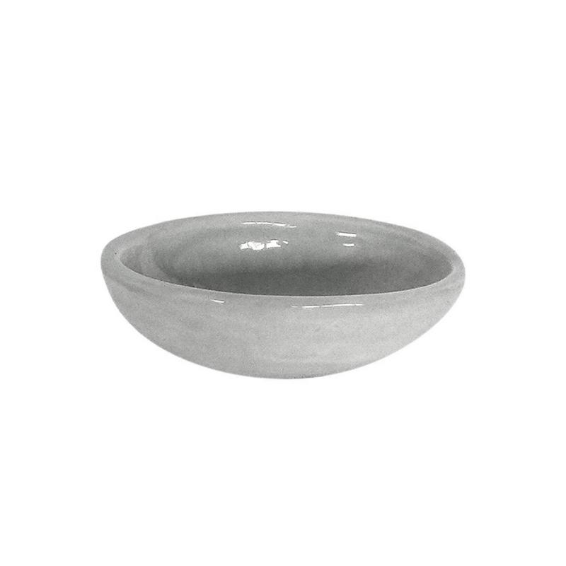 Jacob Little-Dulwich Hill-Batch Oval Condiment Bowll-Ghost Gum-Handmade Ceramics