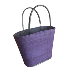 Jacob Little-Dulwich Hill-St Tropez Woven Basket- Navy Blue