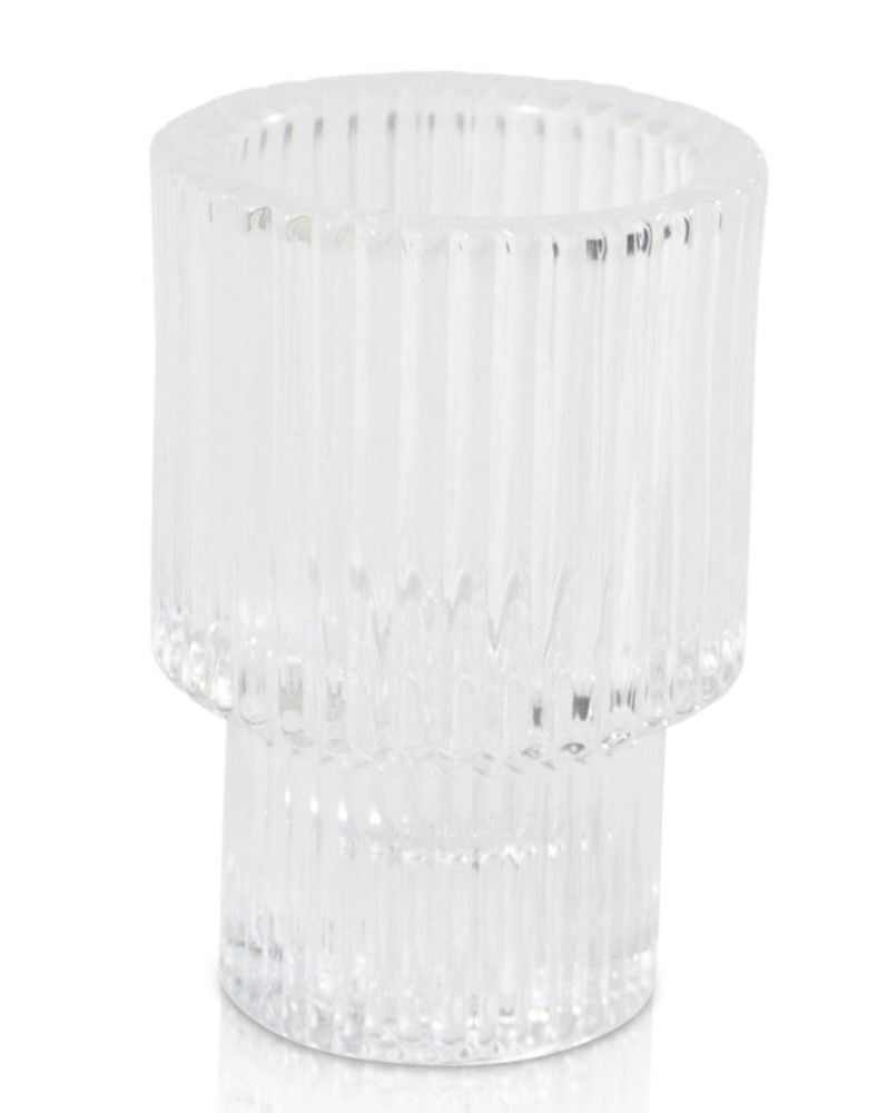 Jacob Little-Dulwich Hill-Ava Vintage Candle Holder-Clear