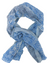 Jacob Little- Dulwich Hill- Frida -Scarf-Cotton-Blue-Ikat