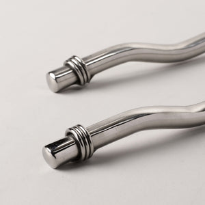 Jacob Little-Dulwich Hill-Wave Handle Salad Servers-Stainless Steel