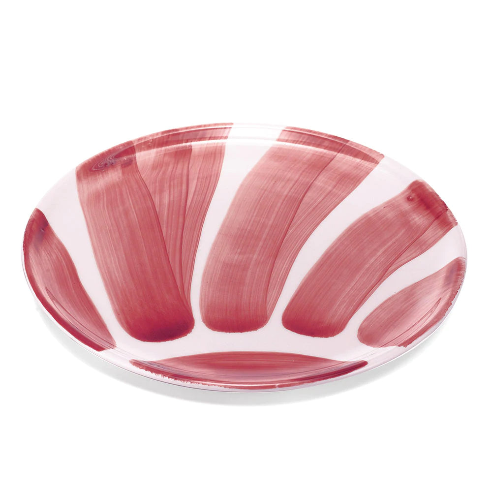 Jacob Little- Dulwich Hill- Zafferano-Serving plate- Brushstroke-Pink