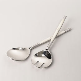 Jacob Little-Dulwich Hill-Bone Inlay Salad Servers