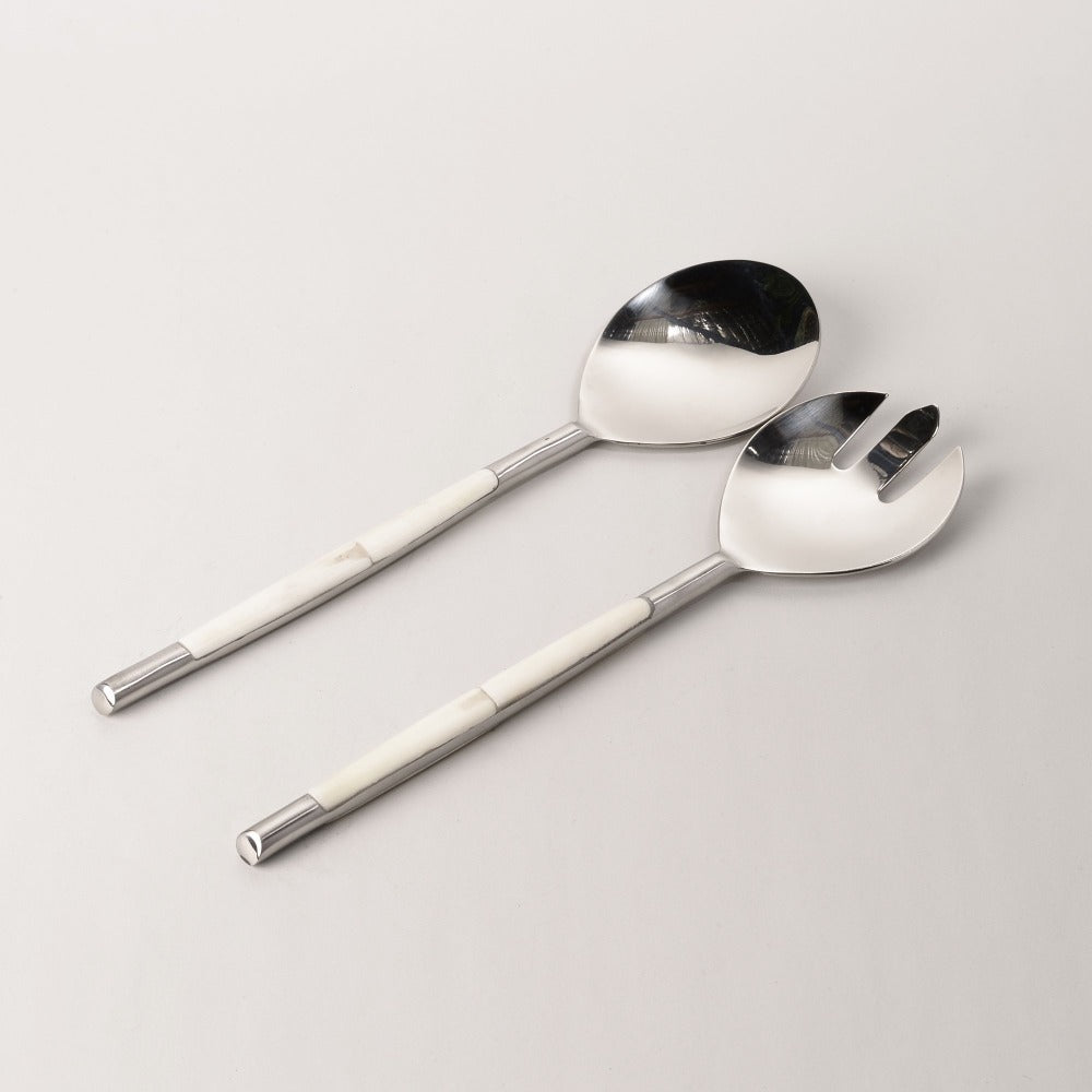 Jacob Little-Dulwich Hill-Bone Inlay Salad Servers