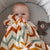 Jacob Little-Dulwich Hill-Brick Zig Zag Cotton Baby Blanket