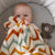 Jacob Little-Dulwich Hill-Brick Zig Zag Cotton Baby Blanket