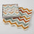 Jacob Little-Dulwich Hill-Brick Zig Zag Cotton Baby Blanket