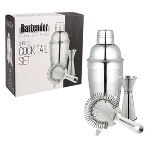 Jacob Little-Dulwich Hill-Cocktail Set-Three Piece-Stainless Steel
