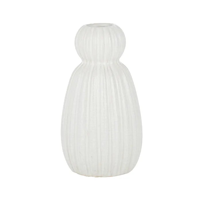 Jacob Little-Dulwich Hill- Nichols Ceramic Vase-Creamy White