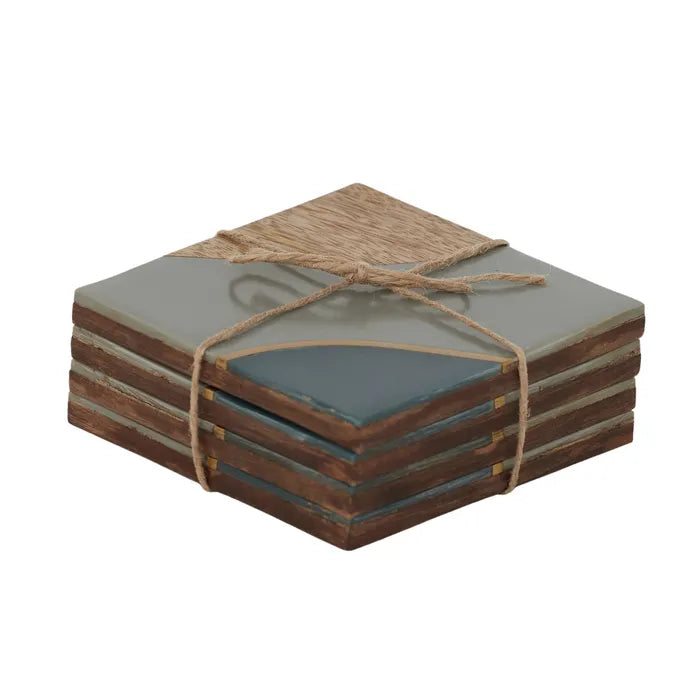 Jacob Little-Dulwich Hill-Wood and Resin Coasters