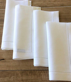 Jacob Little-Dulwich Hill- Hemstitch Linen Napkins