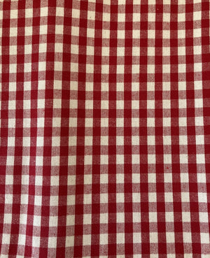 Jacob Little-Dulwich Hill-Gingham Tablecloths-Red
