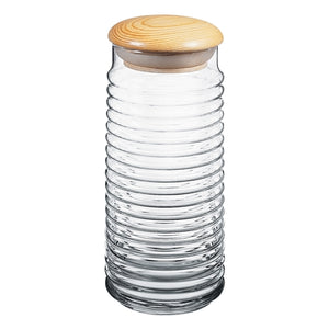 Jacob Little-Dulwich Hill-Timber & Glass Storage Jar large
