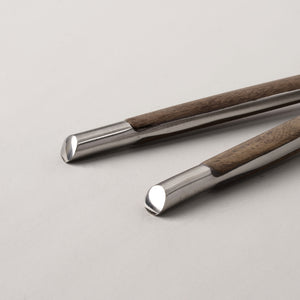 Jacob Little-Dulwich Hill-Wood inlaid salad Servers